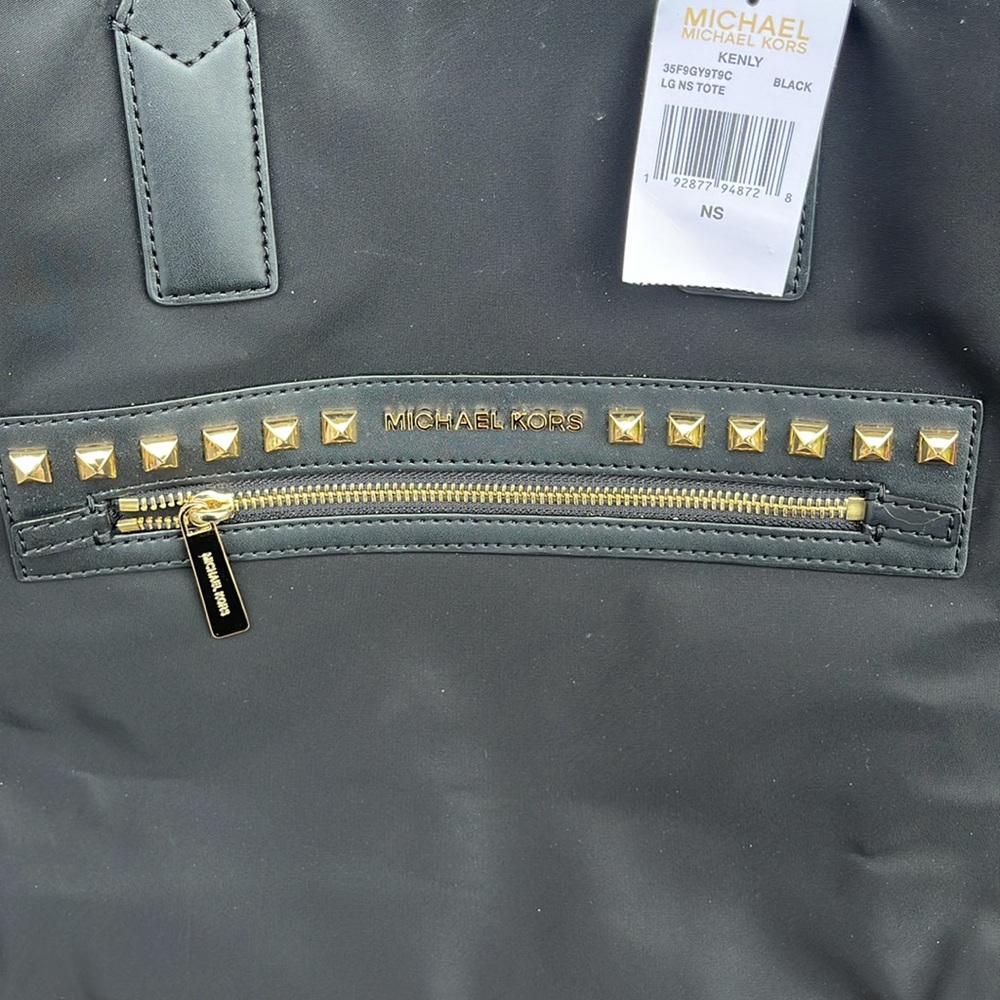 Michael Kors Black Nylon Studded Tote ๐ - Picture 12 of 15